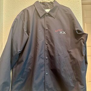 Uniqlo x KAWS Dark Blue Shirt Jacket